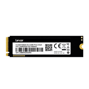 هارد SSD اینترنال NM620 M2 لکسار ظرفیت 512 گیگابایت